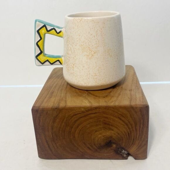 Vintage Clay Art Calypso Coffee Mug & Matching Saucer 1983 San Francisco - Picture 3 of 10